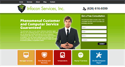 Desktop Screenshot of infoconservices.com