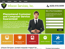 Tablet Screenshot of infoconservices.com